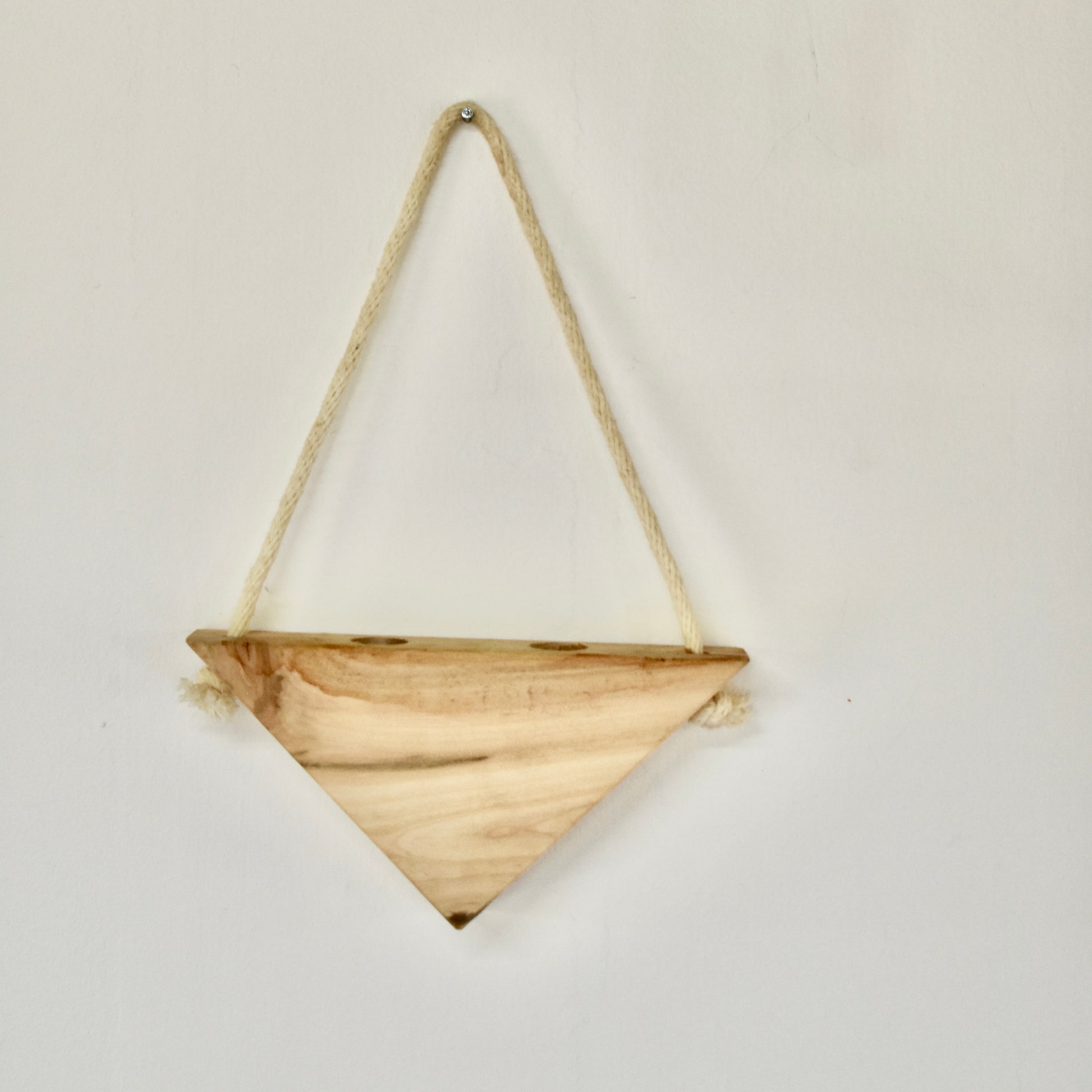 This exquisite wooden air plant hanger, handcrafted with Pine wood, is the perfect addition to any plant lover's collection. With its elegant and sophisticated design, it will elevate any space it graces. 