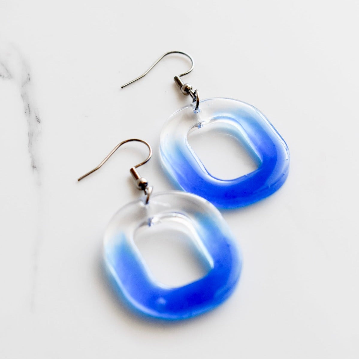 Handmade, light weight and comfortable to wear all day long leather earrings. All our earring hooks are made with a high quality stainless steel and they are hypo allergenic.  They will not tarnish or irritate your sensitive skin.