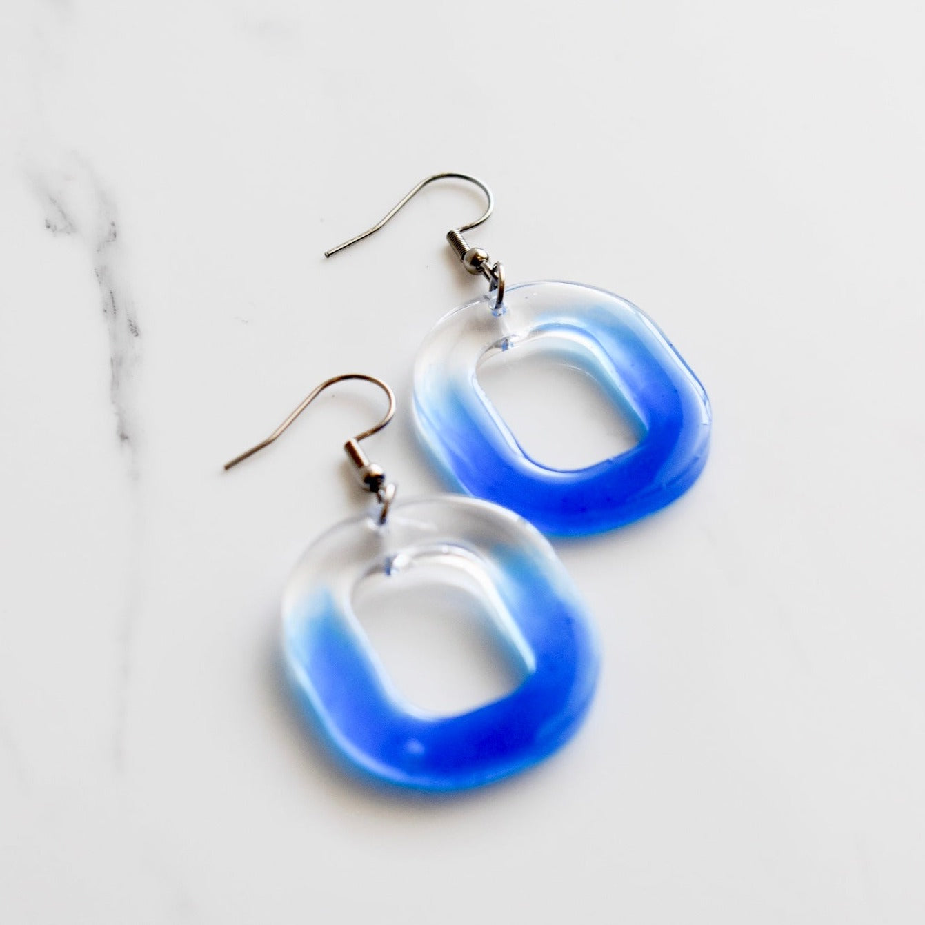 Handmade, light weight and comfortable to wear all day long leather earrings. All our earring hooks are made with a high quality stainless steel and they are hypo allergenic.  They will not tarnish or irritate your sensitive skin.