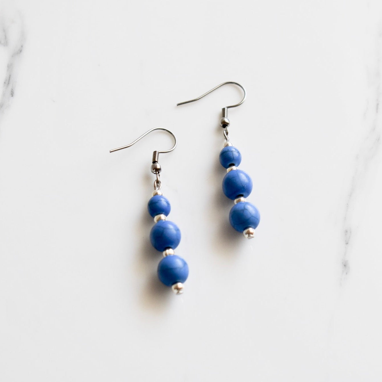 Handmade, light weight and comfortable to wear all day long leather earrings. All our earring hooks are made with a high quality stainless steel and they are hypo allergenic.  They will not tarnish or irritate your sensitive skin.