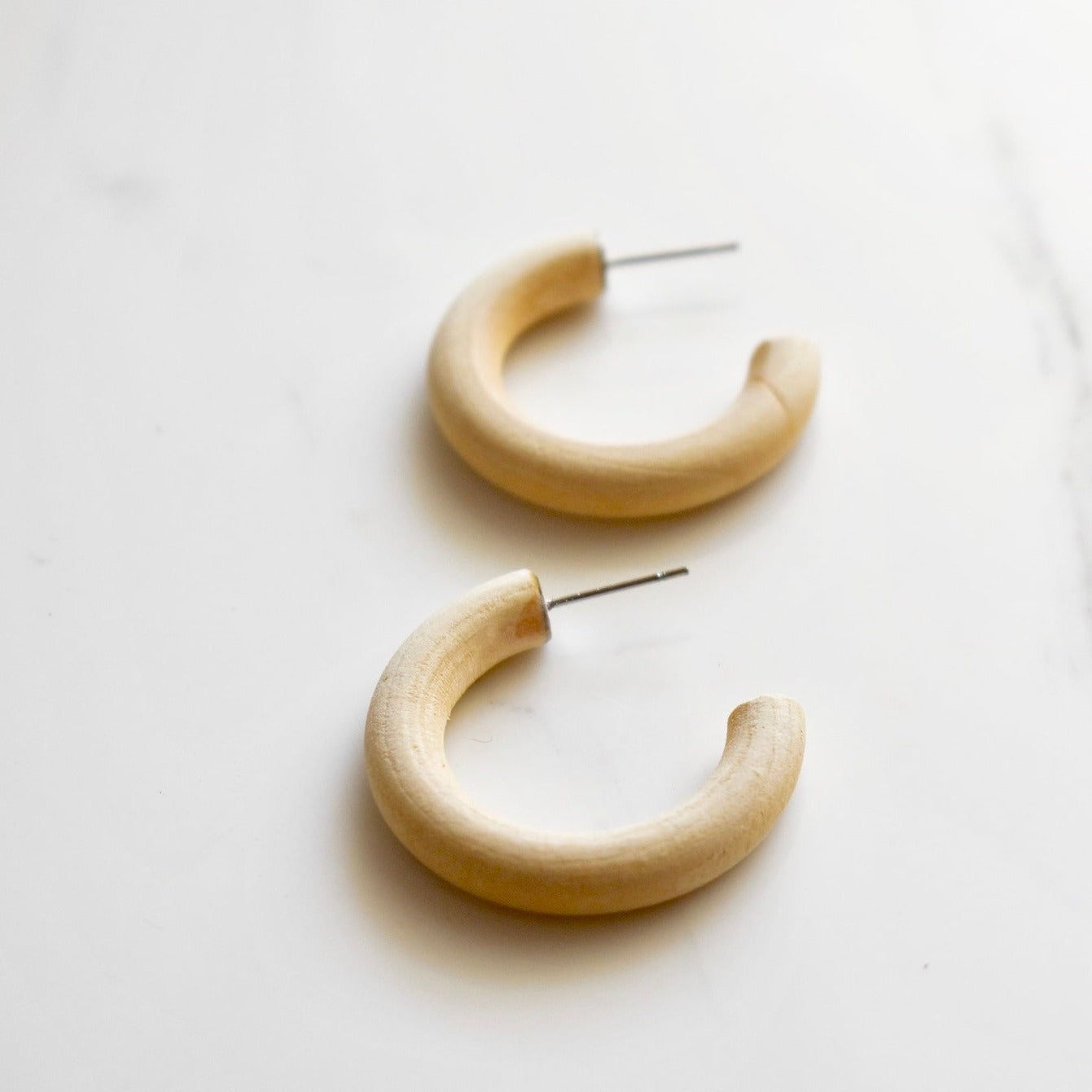 Handmade, light weight and comfortable to wear all day long leather earrings. All our earring hooks are made with a high quality stainless steel and they are hypo allergenic.  They will not tarnish or irritate your sensitive skin.