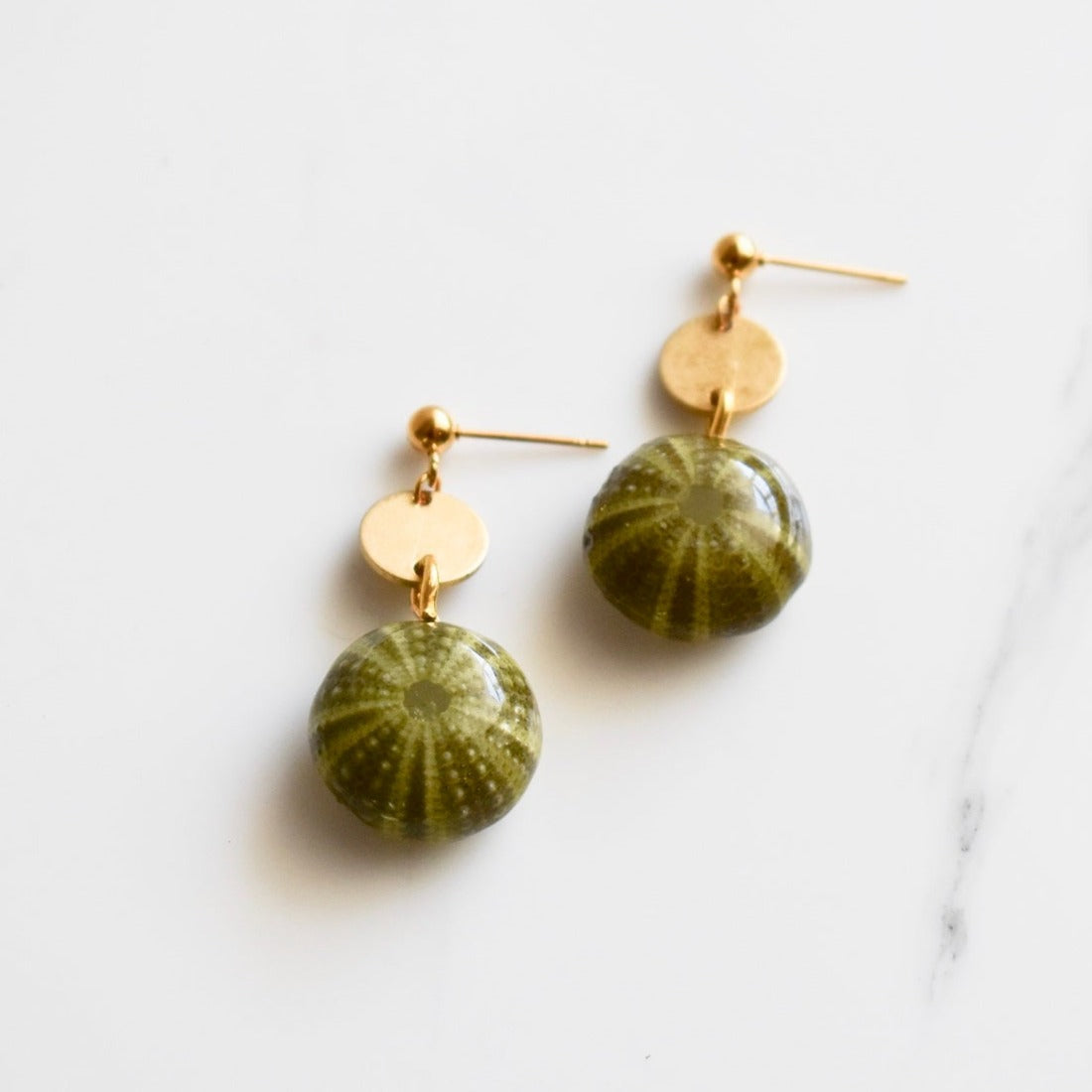 Handmade, light weight and comfortable to wear all day long leather earrings. All our earring hooks are made with a high quality stainless steel and they are hypo allergenic.  They will not tarnish or irritate your sensitive skin.