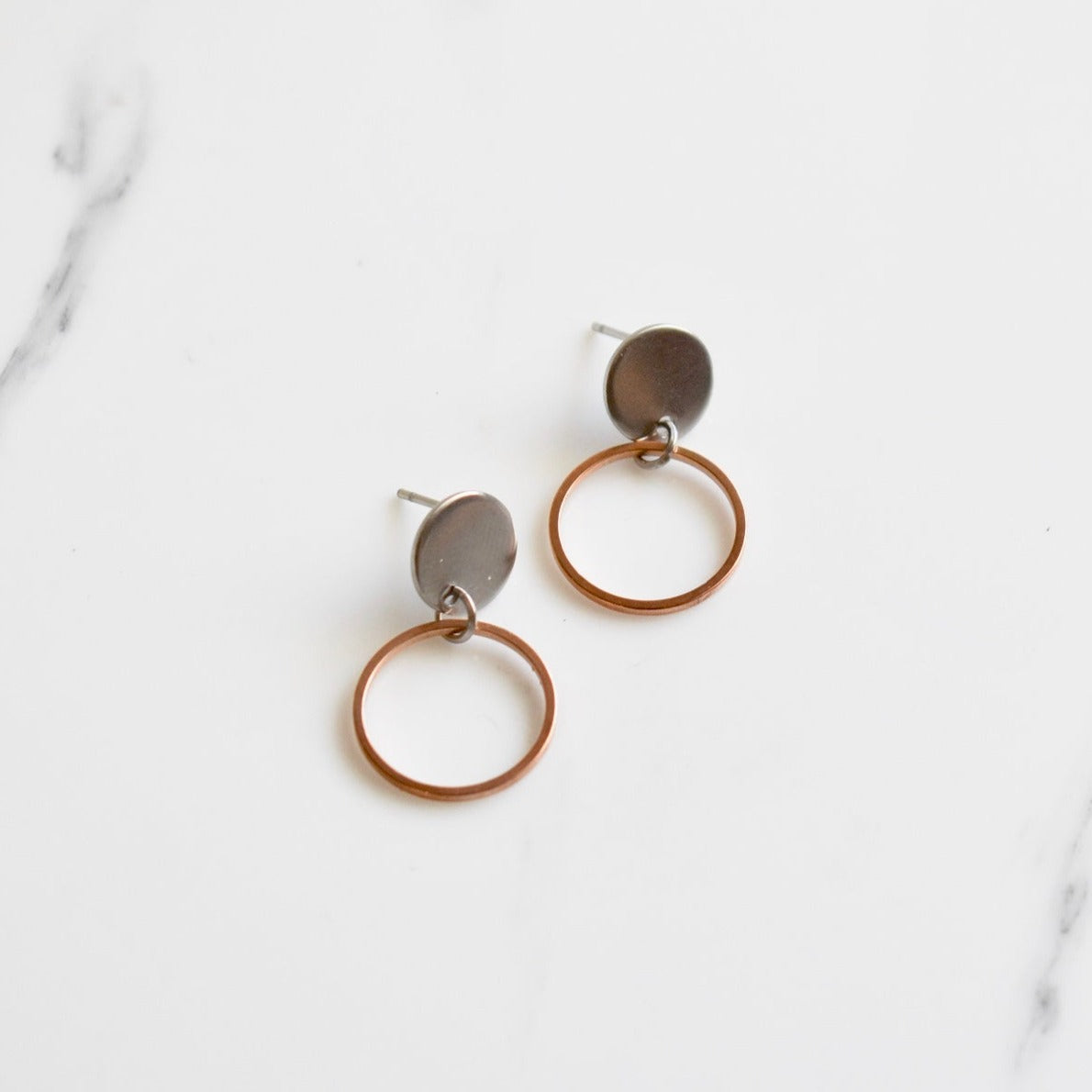 Handmade, light weight and comfortable to wear all day long leather earrings. All our earring hooks are made with a high quality stainless steel and they are hypo allergenic.  They will not tarnish or irritate your sensitive skin.