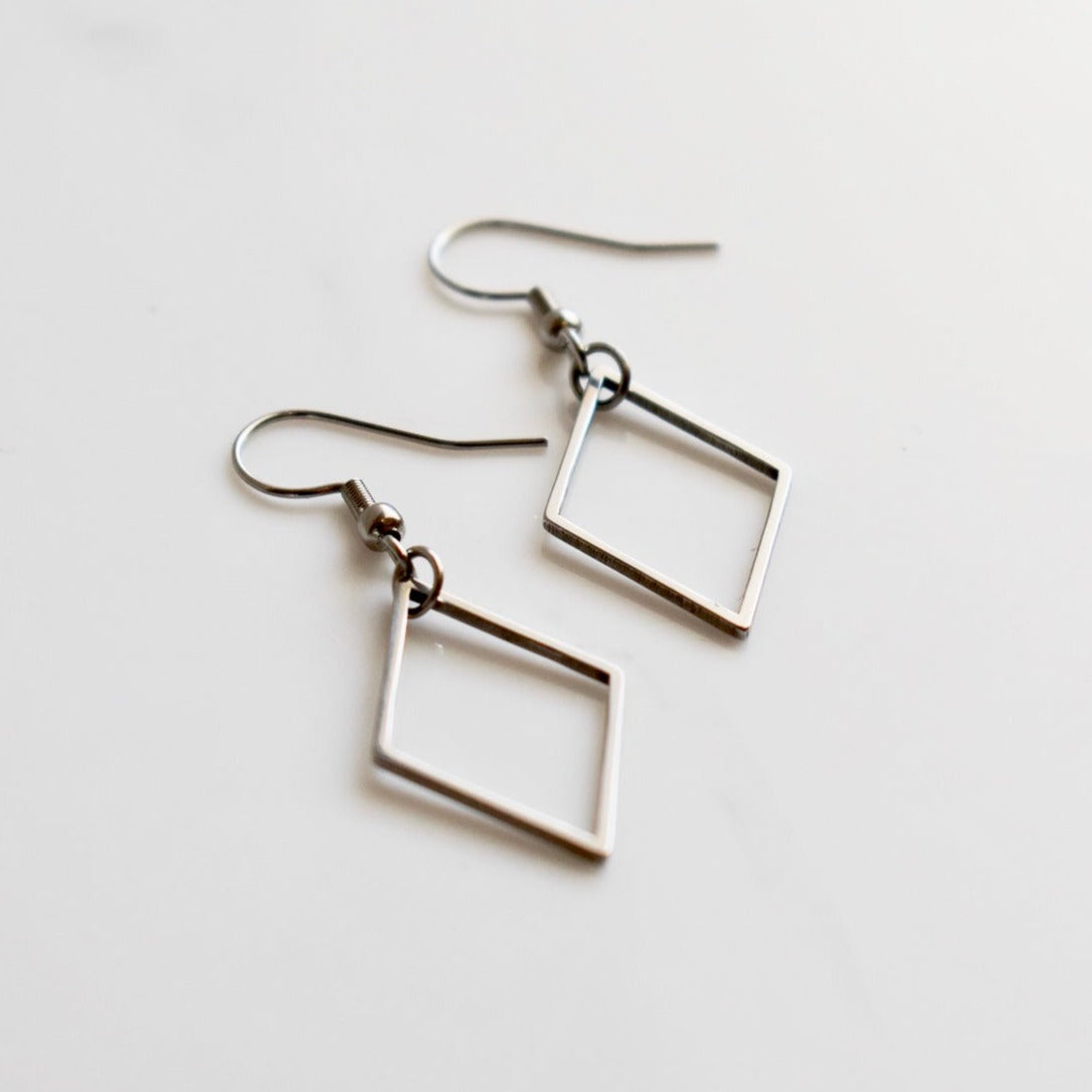 Handmade, light weight and comfortable to wear all day long leather earrings. All our earring hooks are made with a high quality stainless steel and they are hypo allergenic.  They will not tarnish or irritate your sensitive skin.