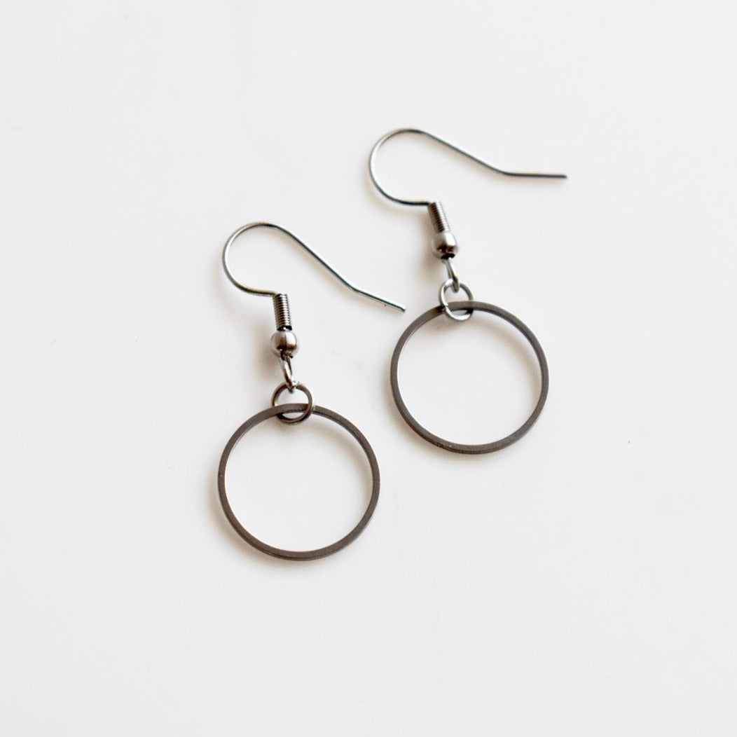 Handmade, light weight and comfortable to wear all day long leather earrings. All our earring hooks are made with a high quality stainless steel and they are hypo allergenic.  They will not tarnish or irritate your sensitive skin.