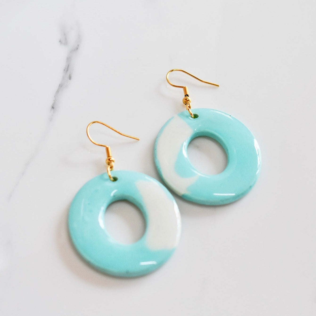 Handmade, light weight and comfortable to wear all day long leather earrings. All our earring hooks are made with a high quality stainless steel and they are hypo allergenic.  They will not tarnish or irritate your sensitive skin.